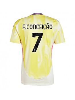 Juventus Francisco Conceicao #7 Replika Borta Kläder 2024-25 Kortärmad